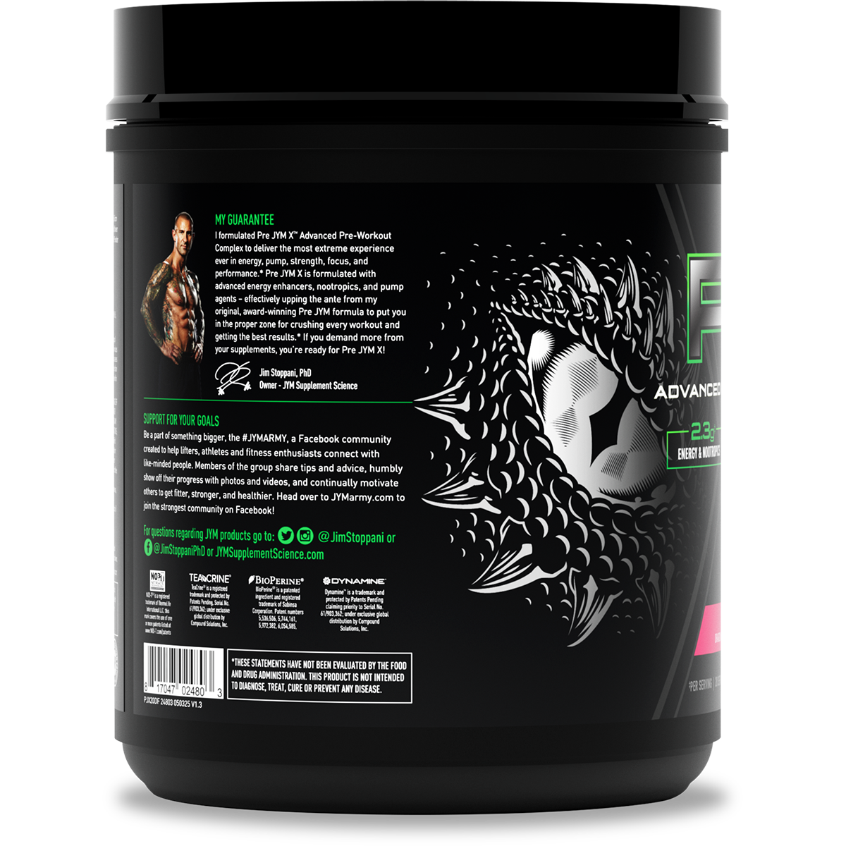 Pre JYM X Extreme Pre-Workout Formula