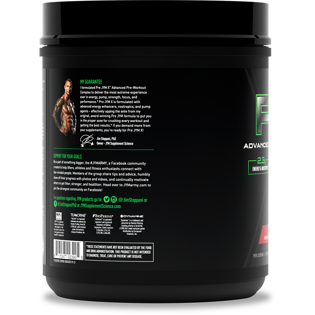 Pre JYM X Extreme Pre-Workout Formula