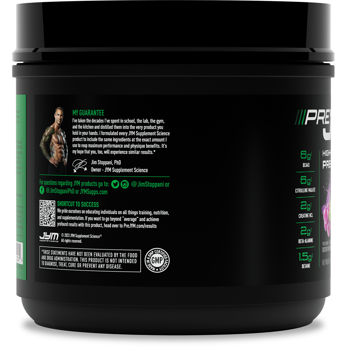 Pre JYM High-Performance Pre-Workout