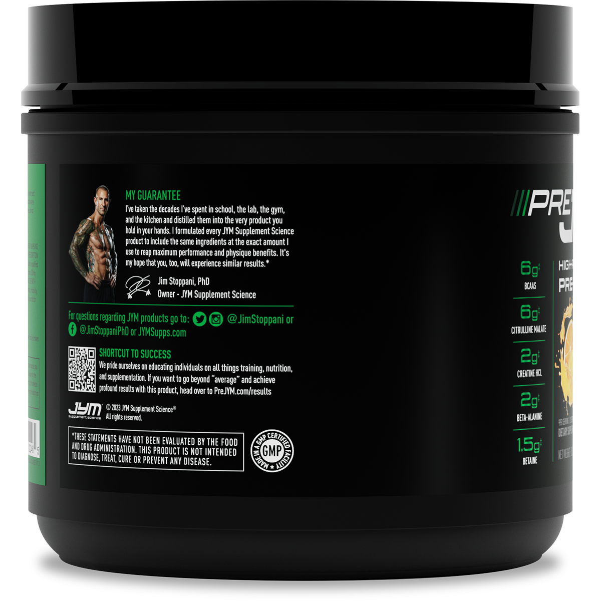 Pre JYM High-Performance Pre-Workout