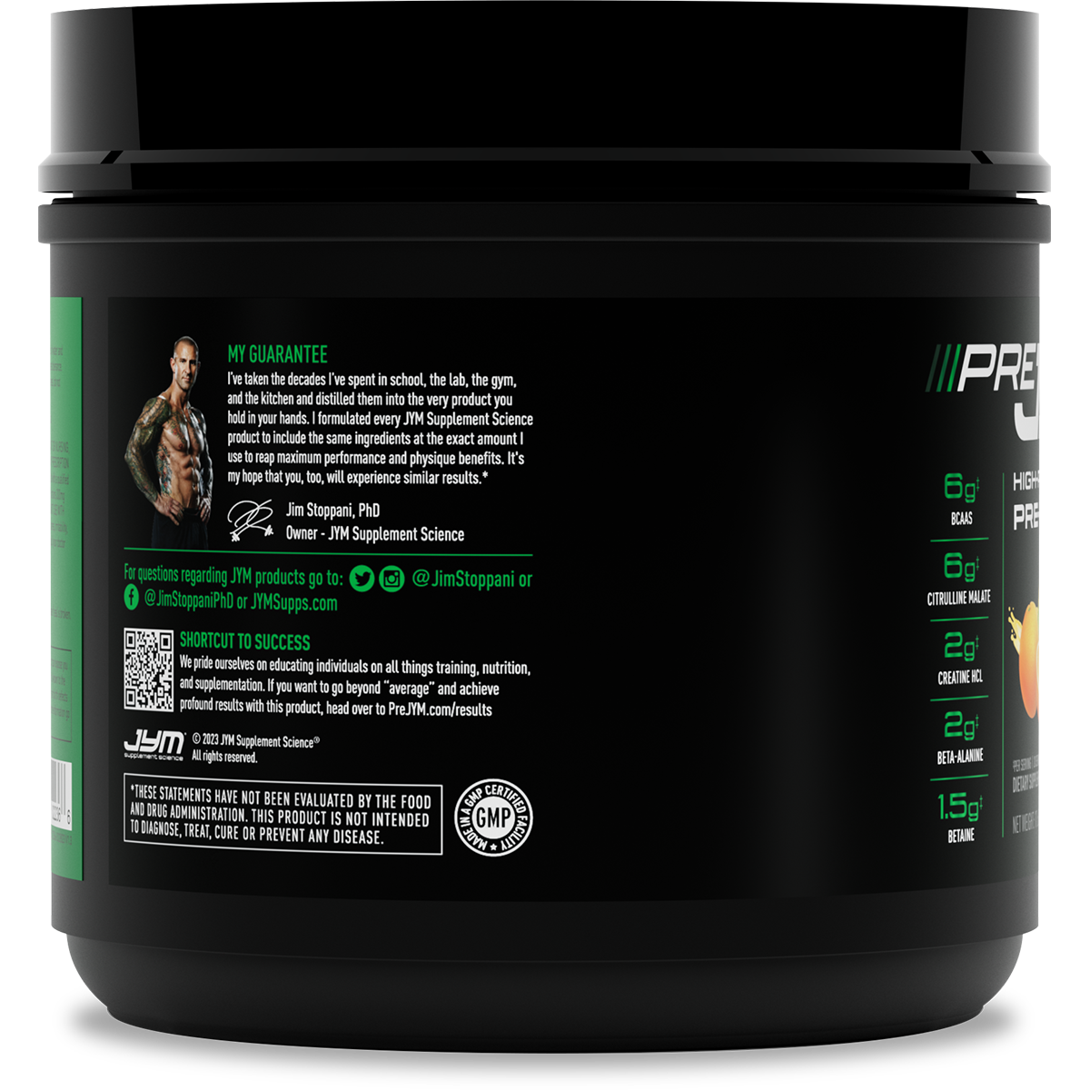 Pre JYM High-Performance Pre-Workout