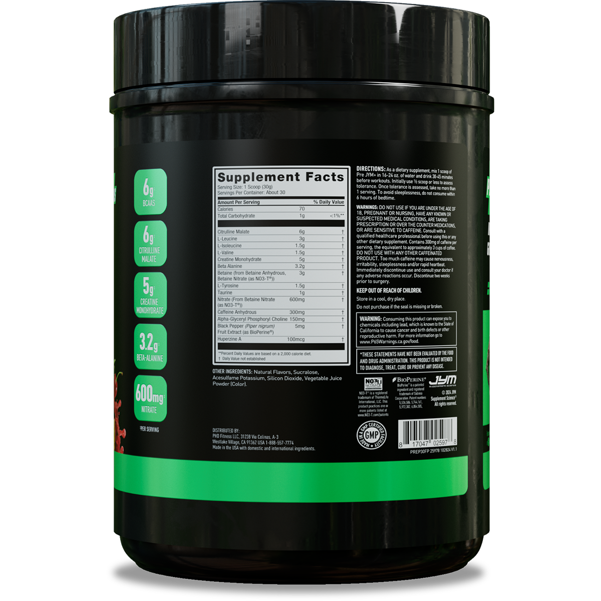 Pre JYM Plus Pre-Workout