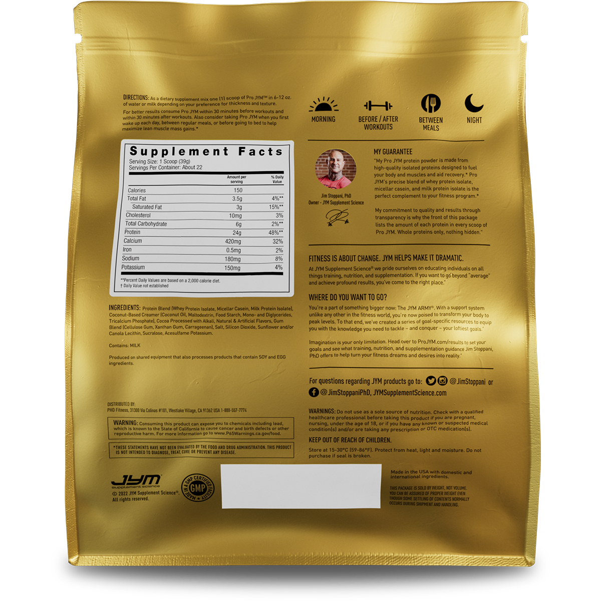 Pro JYM Protein Powder