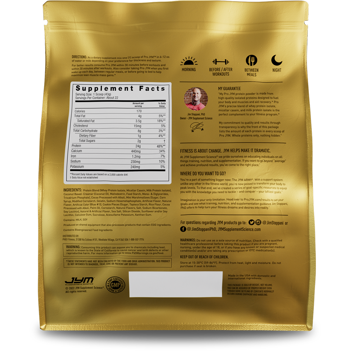 Pro JYM Protein Powder