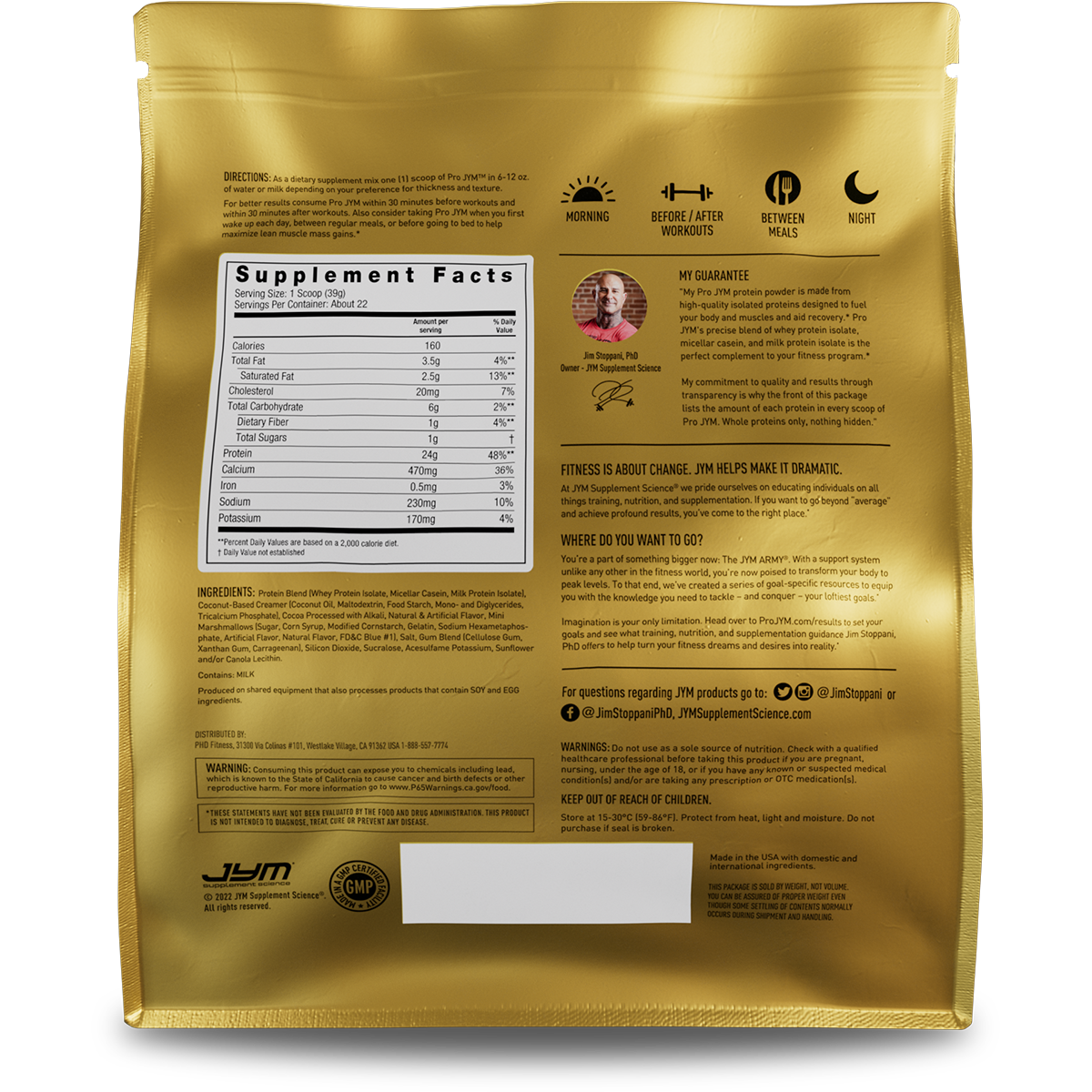 Pro JYM Protein Powder