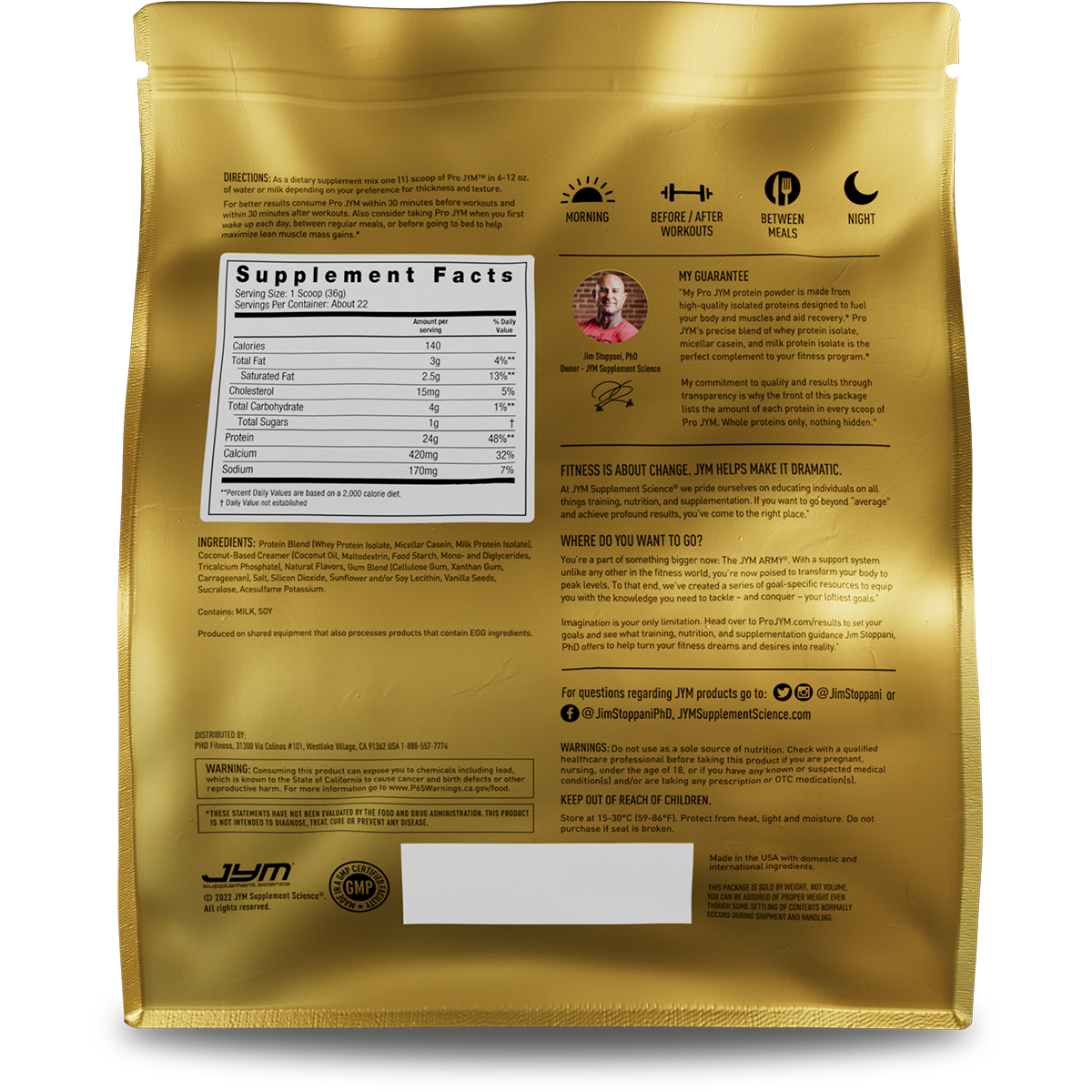 Pro JYM Protein Powder