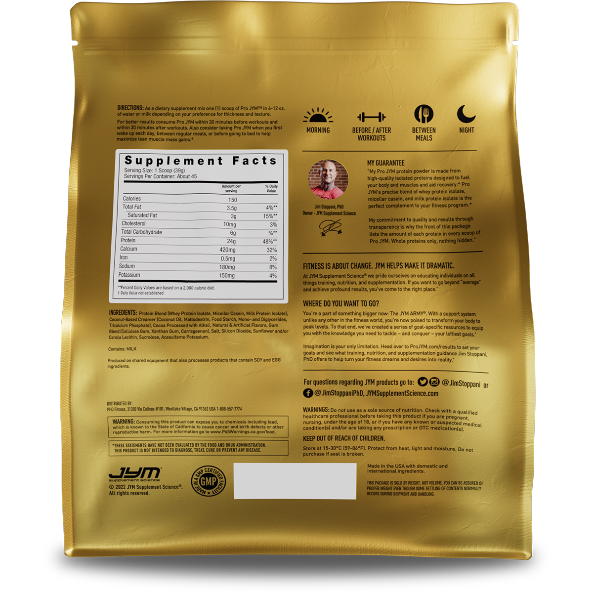 Pro JYM Protein Powder