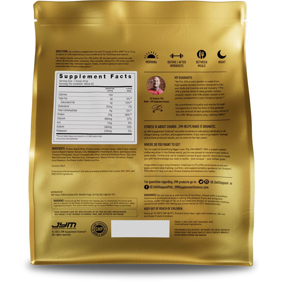 Pro JYM Protein Powder