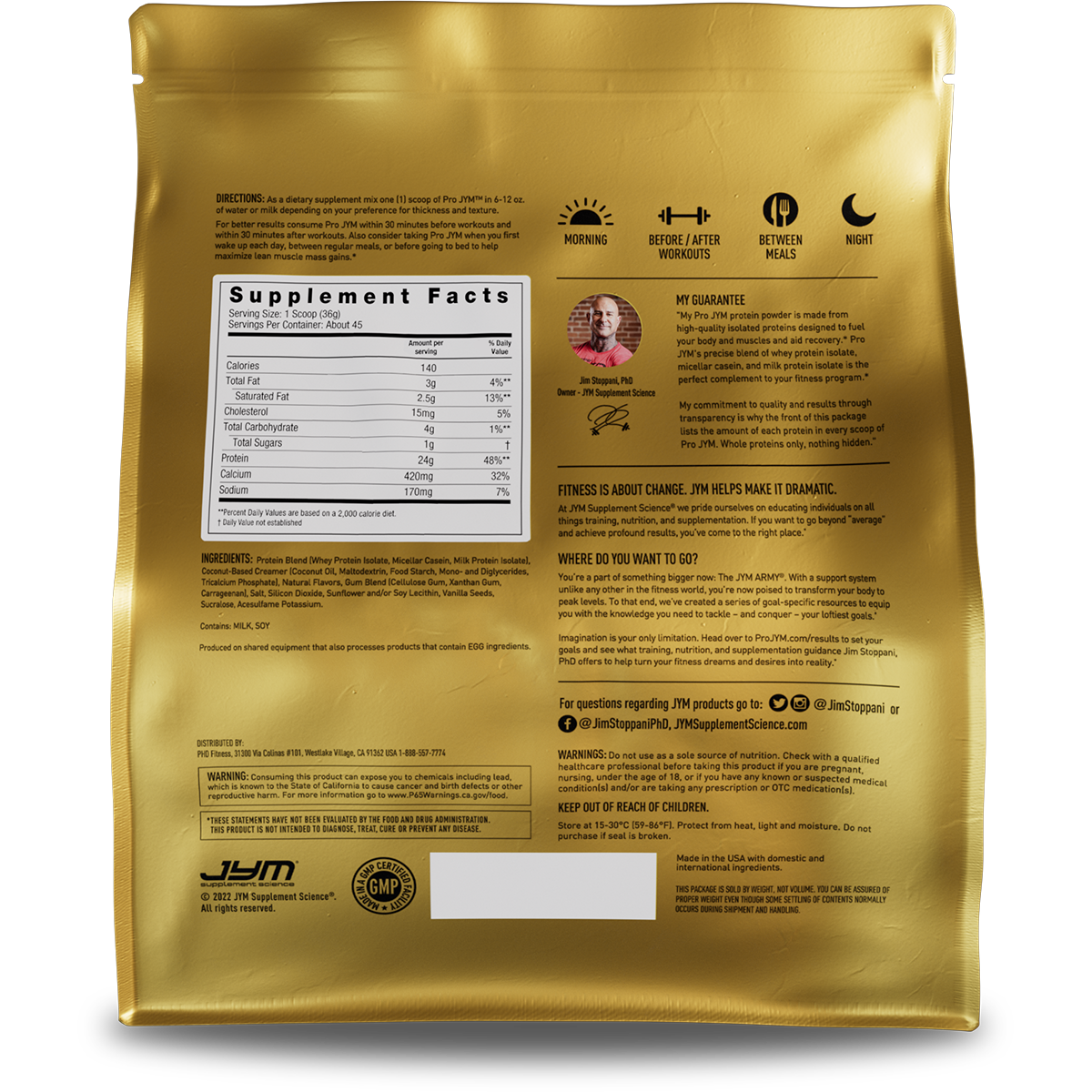 Pro JYM Protein Powder