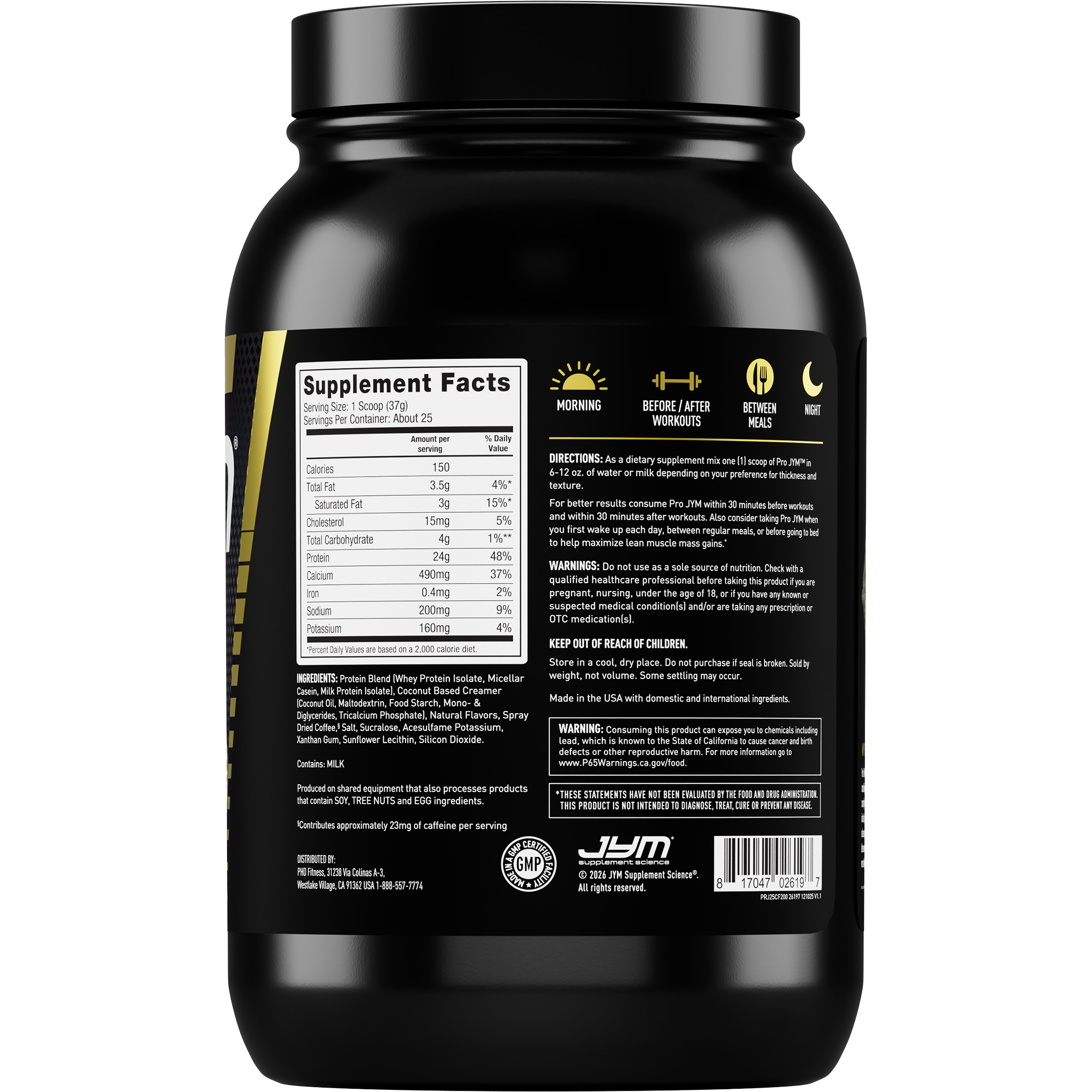 Pro JYM Caramel Frappe