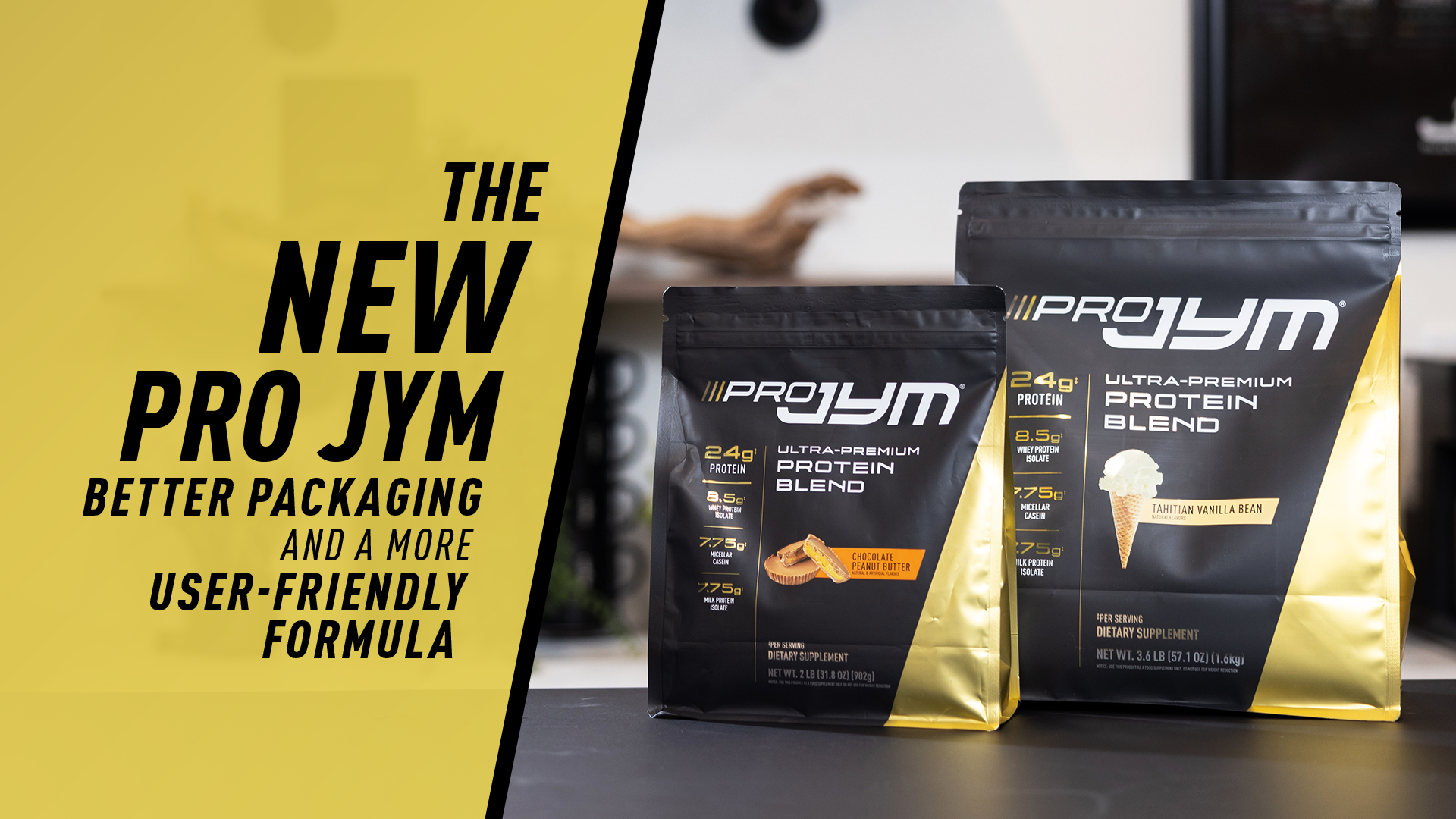 The New Pro JYM – Better Packaging and a More User-Friendly Formula