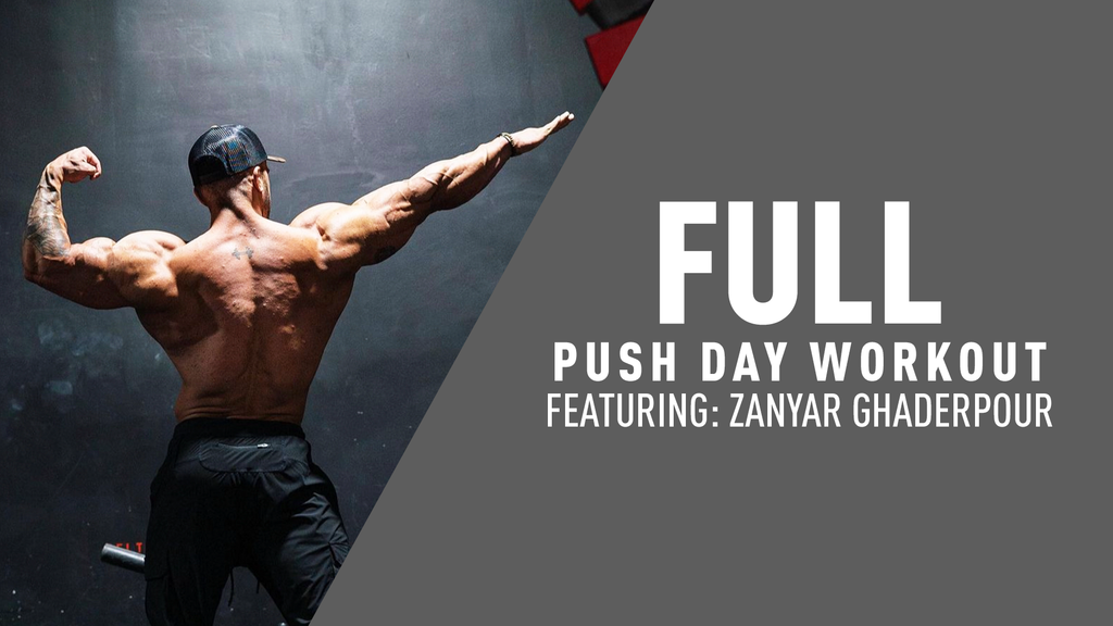 Zanyar Ghaderpour's Full Push Day Workout