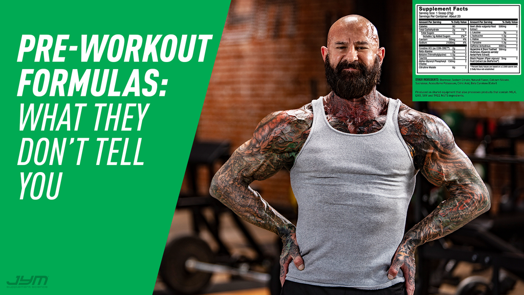 Pre-Workout Formulas: What They Don’t Tell You