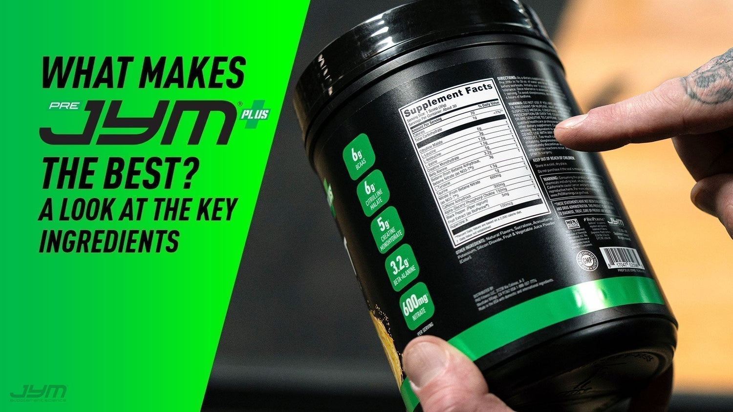 What Makes Pre JYM Plus The Best? A Look at the Key Ingredients