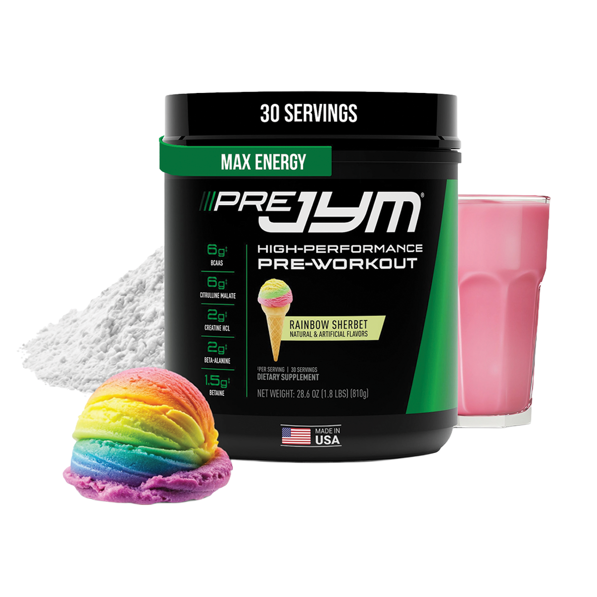 Pre JYM High-Performance Pre-Workout