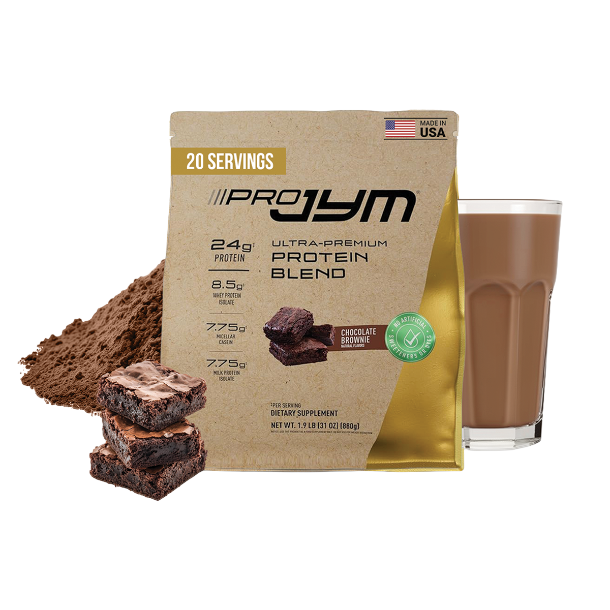 Naturally Flavored & Sweetened Pro JYM
