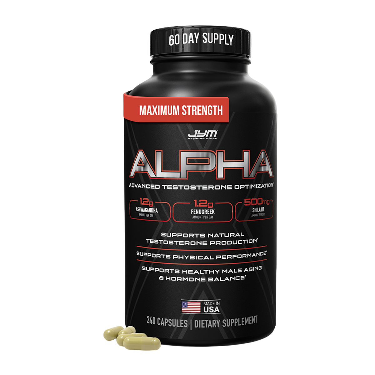 Alpha JYM X Advanced Testosterone Optimization
