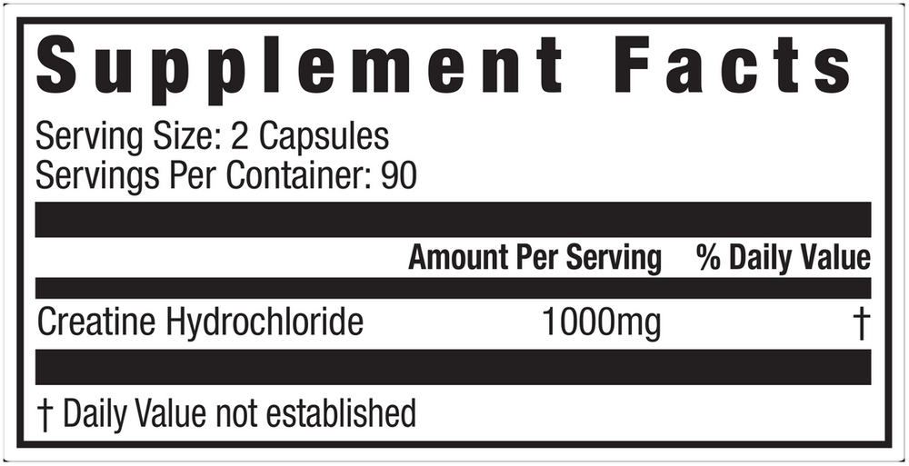 Creatine HCl Capsules