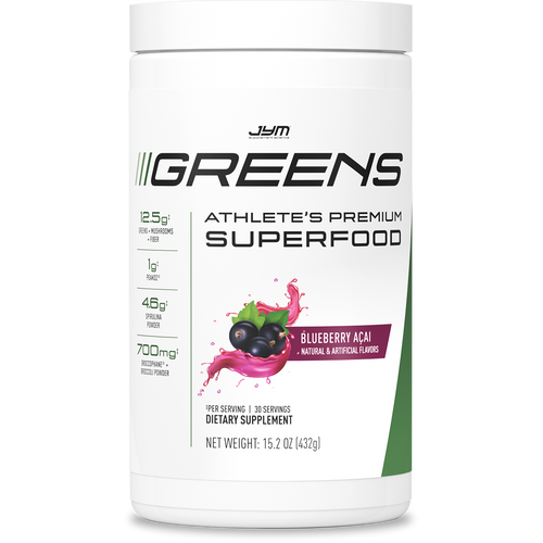 JYM Greens – 30 Servings / Blueberry Acai
