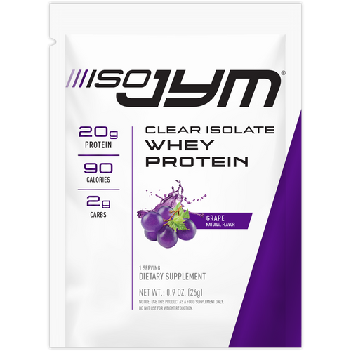 ISO JYM 100% Whey Protein Sample – 1 Serving / Grape