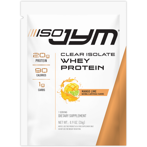 ISO JYM 100% Whey Protein Sample – 1 Serving / Mango Lime