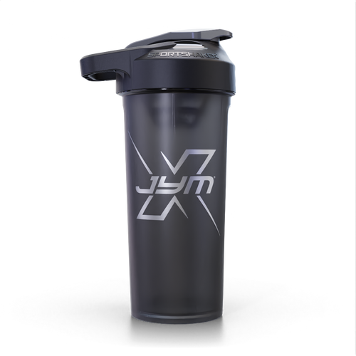 JYM SportShaker 27oz - Onyx Black and Smoke Grey – Default Title