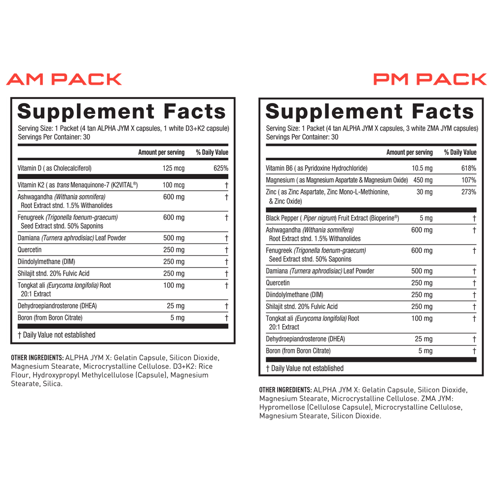 JYM Alpha Stack
