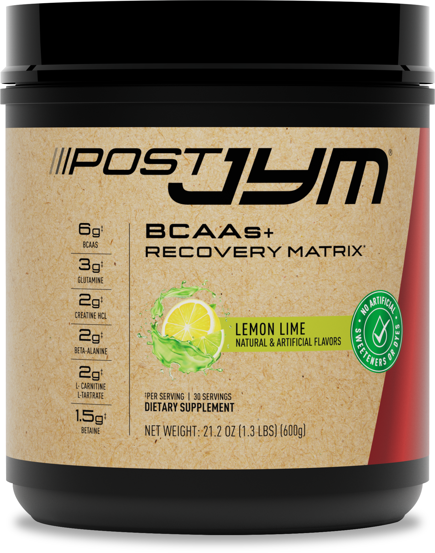 Naturally Sweetened Post JYM BCAAs+ Recovery Matrix