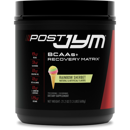 Post JYM BCAAs+ Recovery Matrix Post-workout – 30 Servings / Rainbow Sherbet