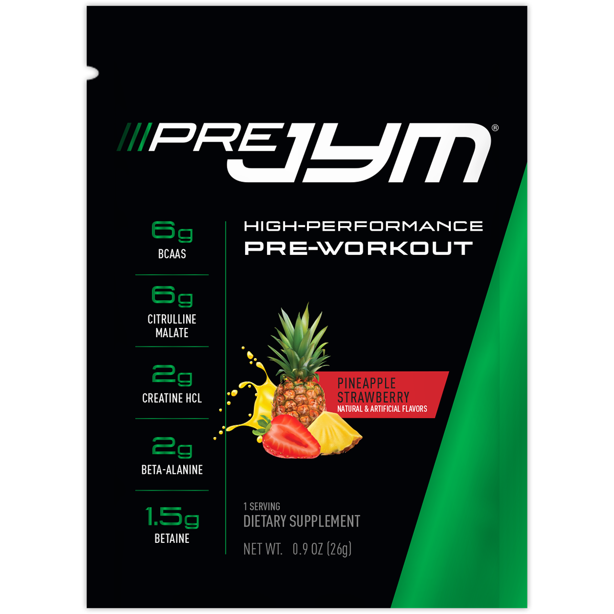 Pre JYM High Performance Pre-Workout Sample