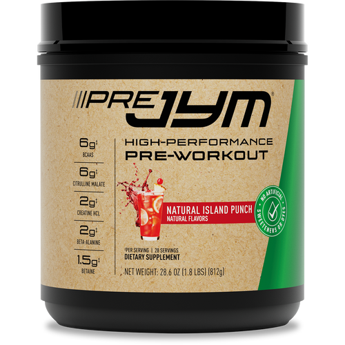 Naturally Sweetened Pre JYM – 28 Servings / Natural Island Punch