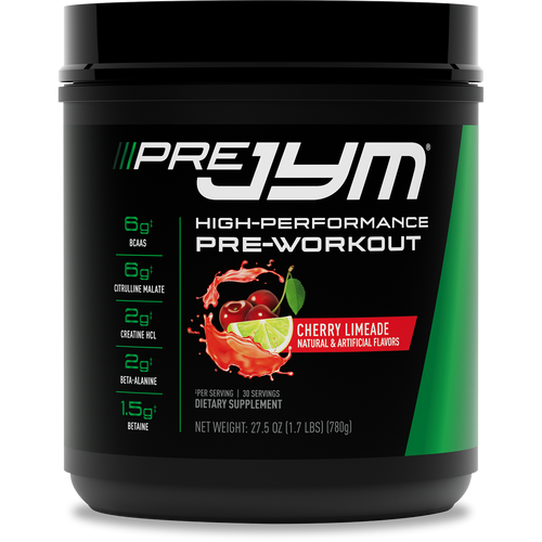 Pre JYM High-Performance Pre-Workout – 30 Servings / Cherry Limeade