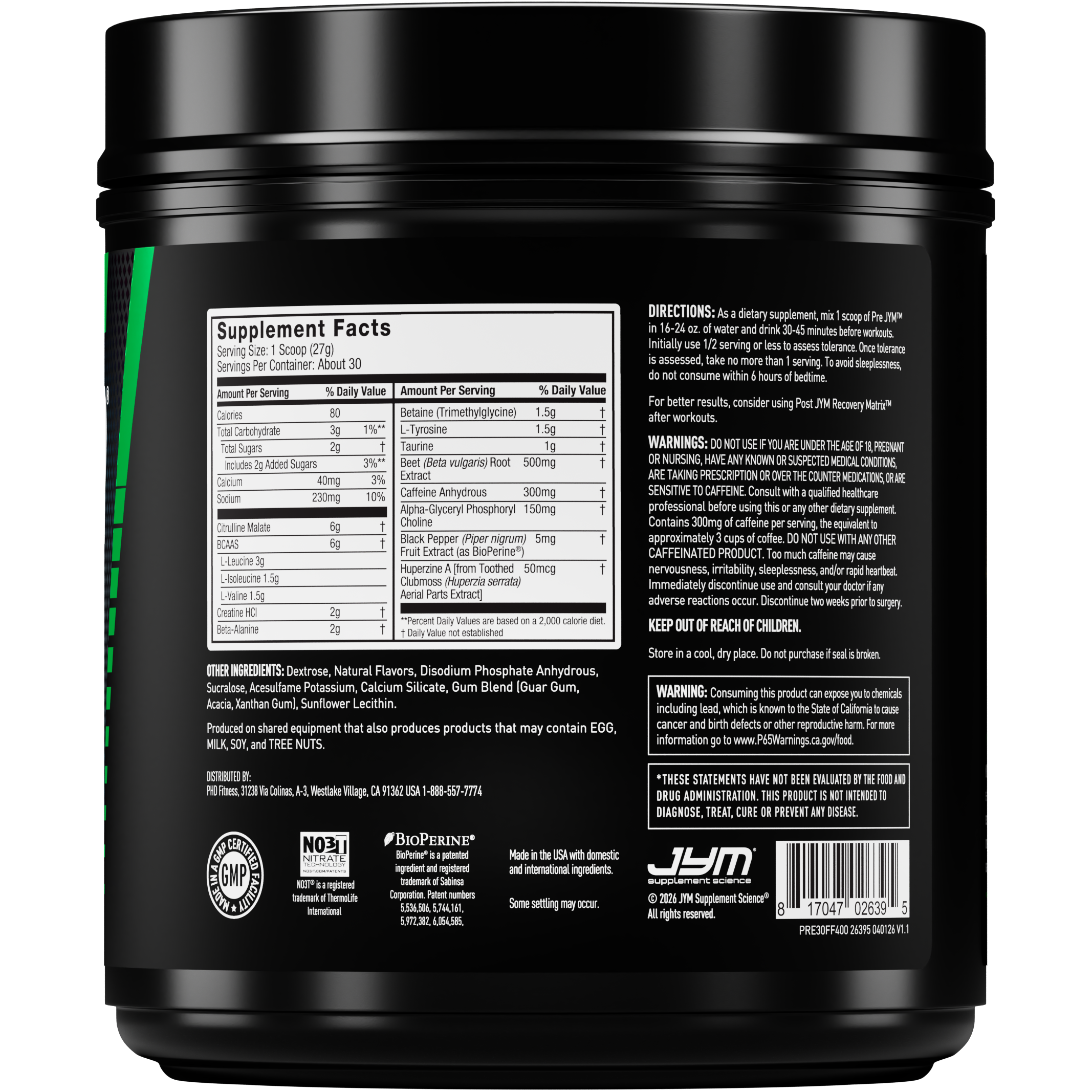 Pre JYM High-Performance Pre-Workout - image 51 of 52