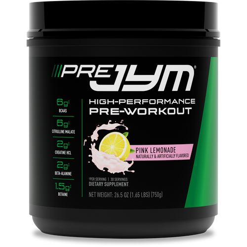 Pre JYM High-Performance Pre-Workout – 30 Servings / Pink Lemonade