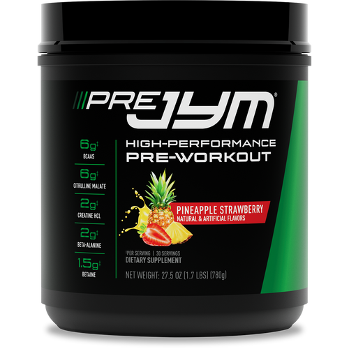 Pre JYM High-Performance Pre-Workout – 30 Servings / Pineapple Strawberry