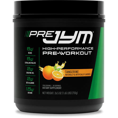 Pre JYM High-Performance Pre-Workout – 30 Servings / Tangerine