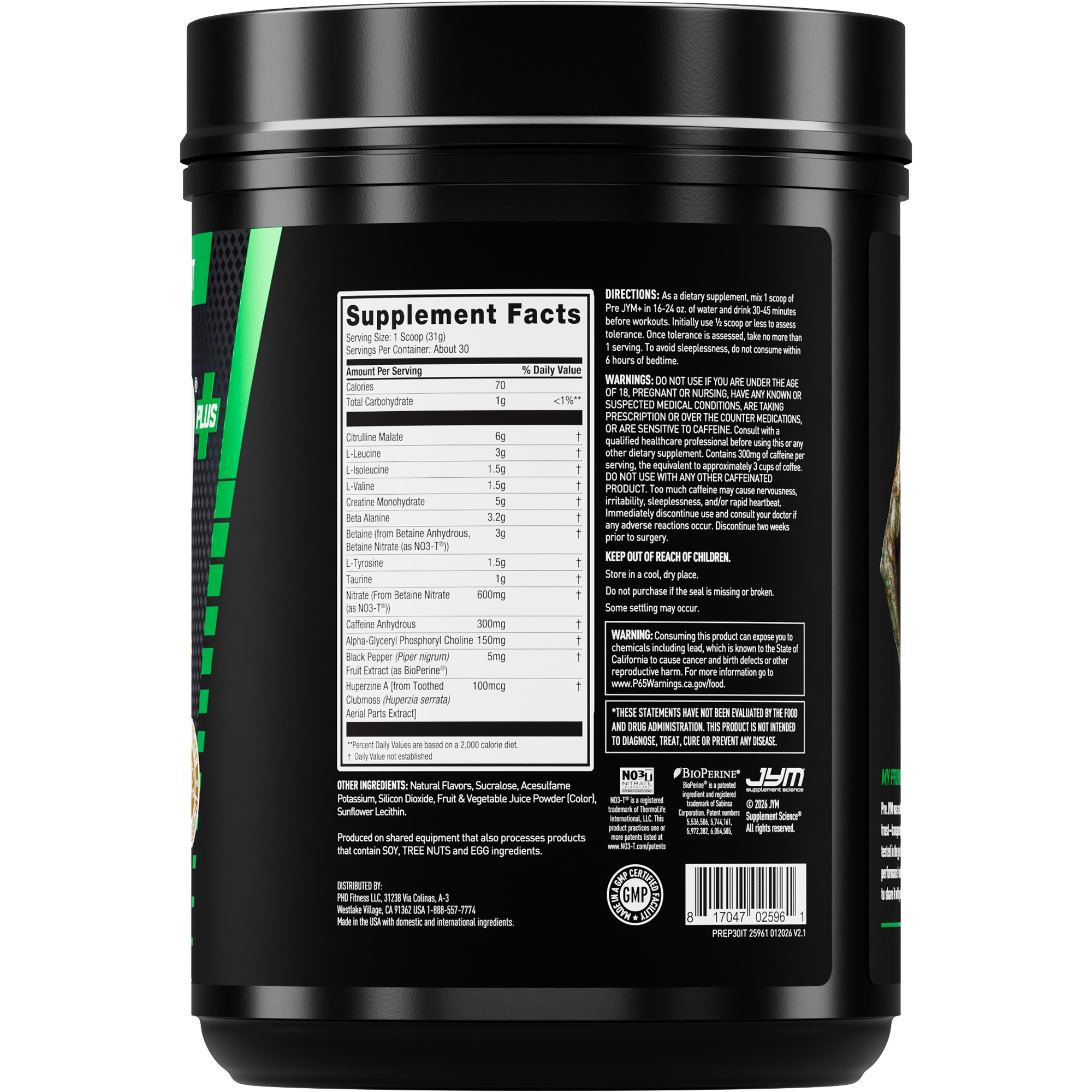 Pre JYM Plus Pre-Workout - image 13 of 14