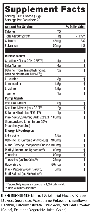 Pre JYM X Extreme Pre-Workout Formula