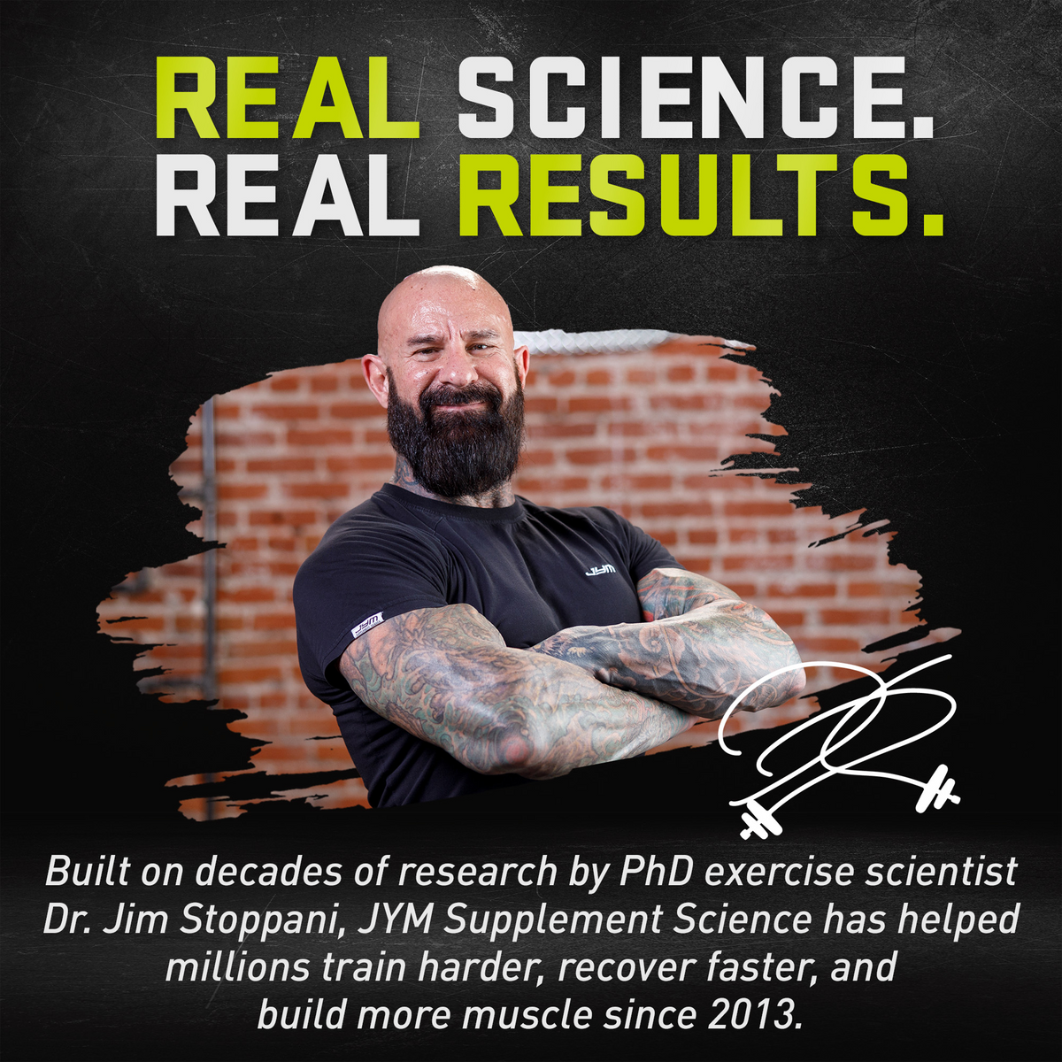 Dr. Jim Stoppani, PhD exercise scientist and founder of JYM Supplement Science: "Real science. Real results." - image 7 of 10