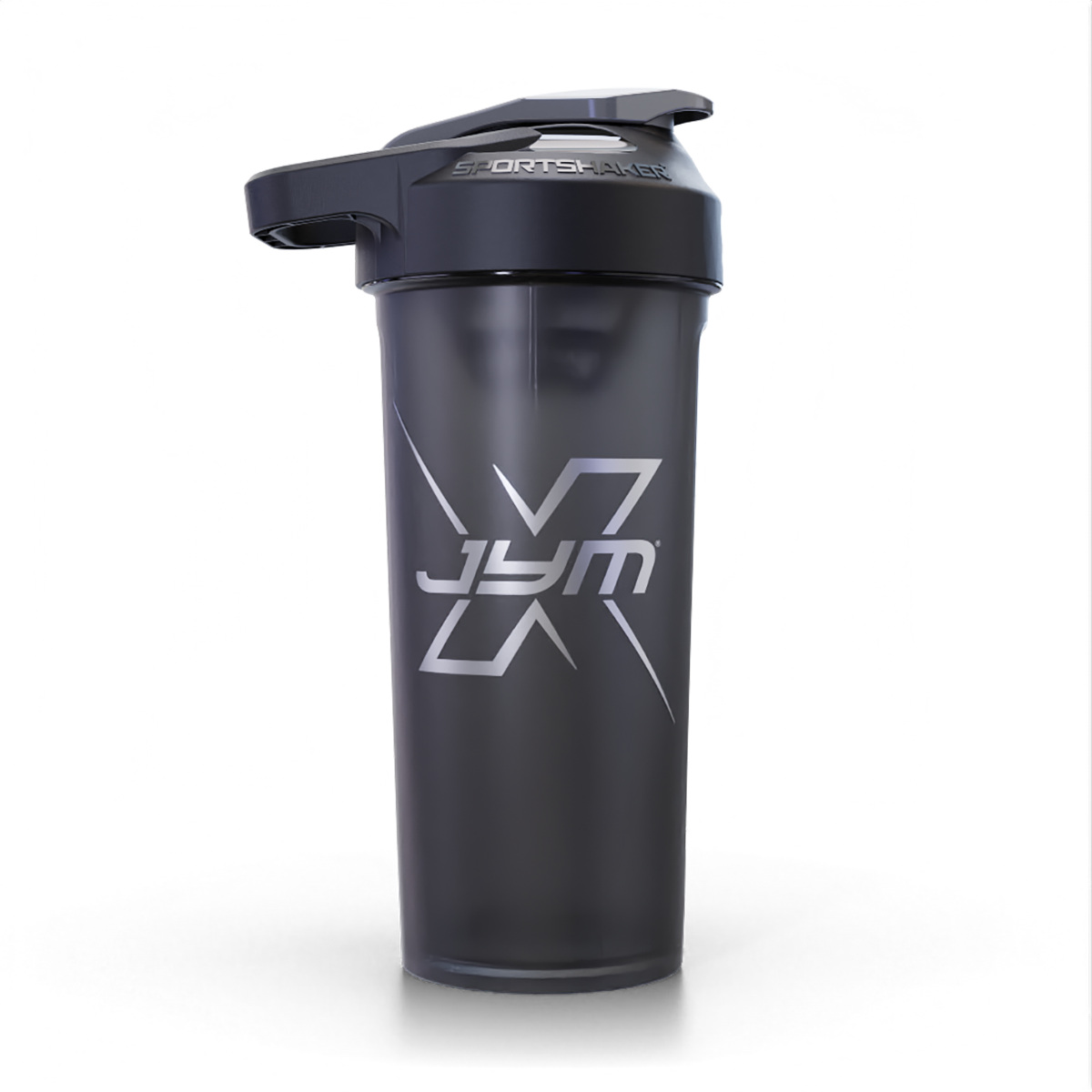 JYM SportShaker 27oz - Onyx Black and Smoke Grey