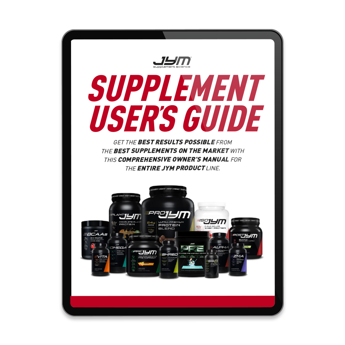 JYM Supplement Users Guide Digital eBook