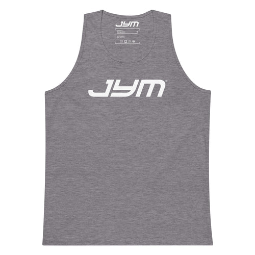 JYM Men's Logo Tank Top – Athletic Heather / S