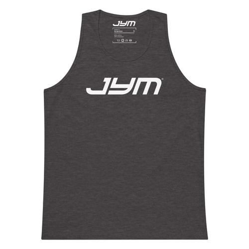 JYM Men's Logo Tank Top – Charcoal / S
