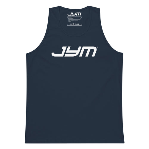 JYM Men's Logo Tank Top – Navy / S