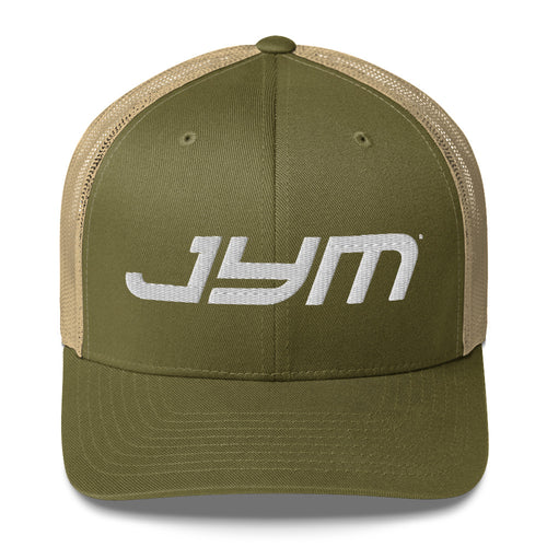 JYM Logo Snapback Hat – Moss/ Khaki