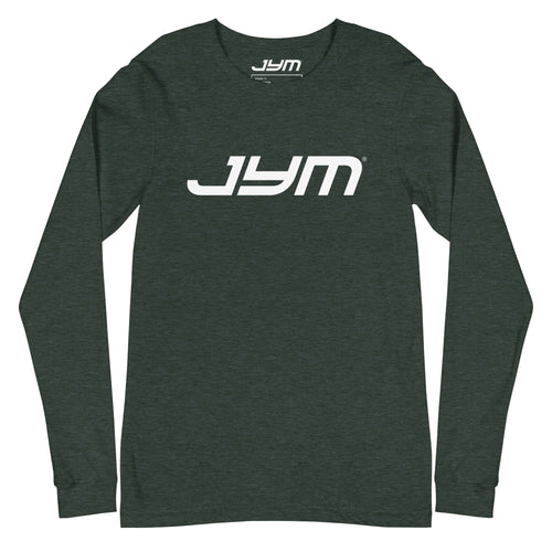 JYM Long Sleeve Logo Tee – Heather Forest / XS