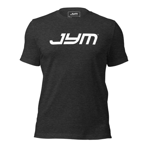 JYM Men's Logo Tee – Dark Grey Heather / M