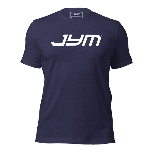 JYM Men's Logo Tee – Heather Midnight Navy / M