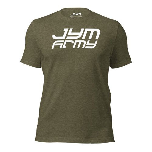 Men's JYM Army Logo Tee – Olive / XS