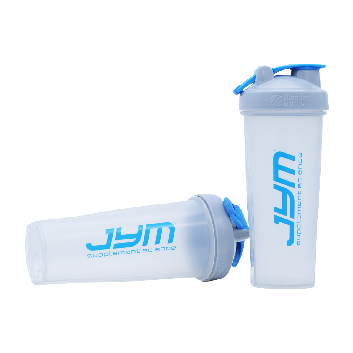 JYM 32oz Blender Bottle Blue/Gray